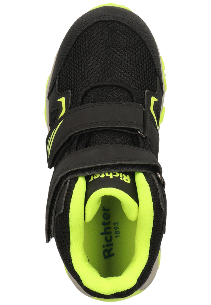 Richter Stiefelette Lederimitat/Textil Schwarz/Gelb