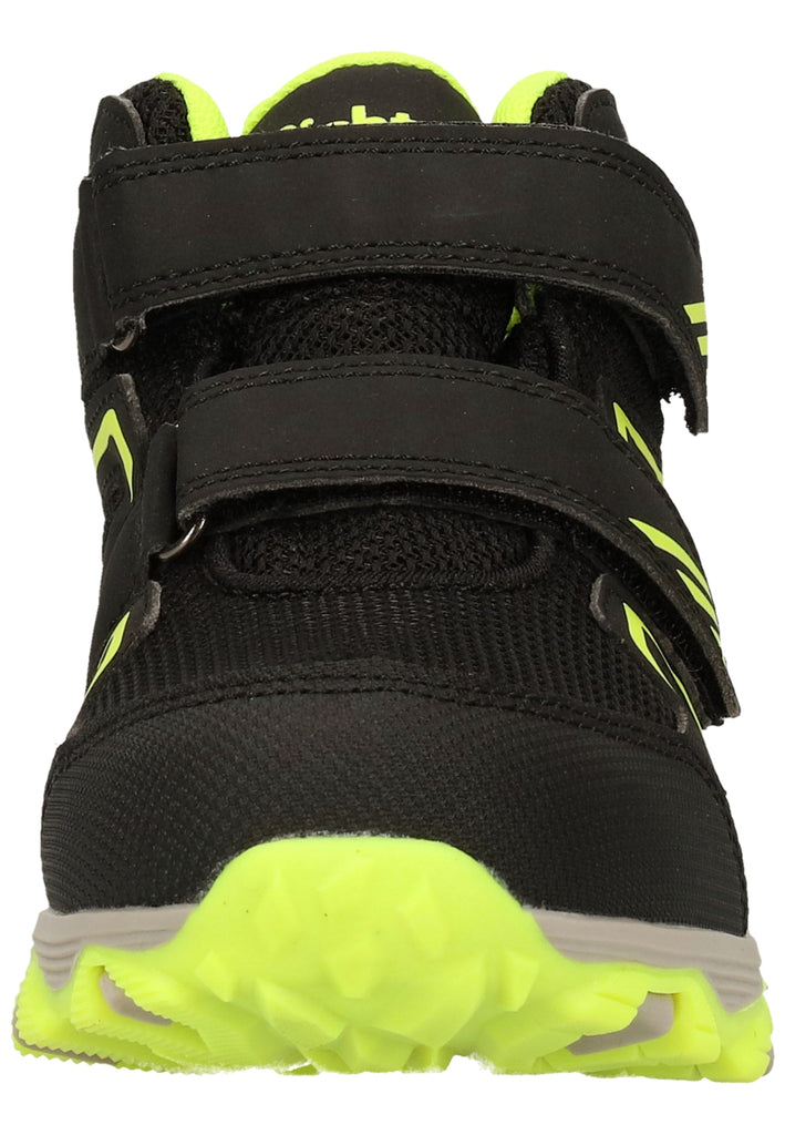 Richter Stiefelette Lederimitat/Textil Schwarz/Gelb