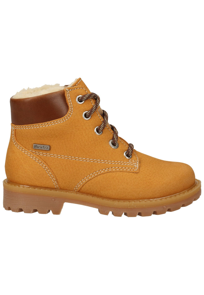 Richter Stiefelette Nubukleder Curry Warmfutter