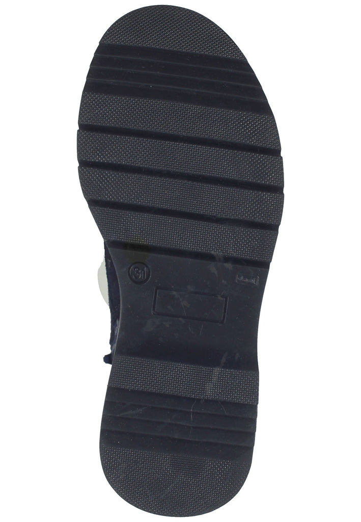 Richter Stiefelette Veloursleder Blau