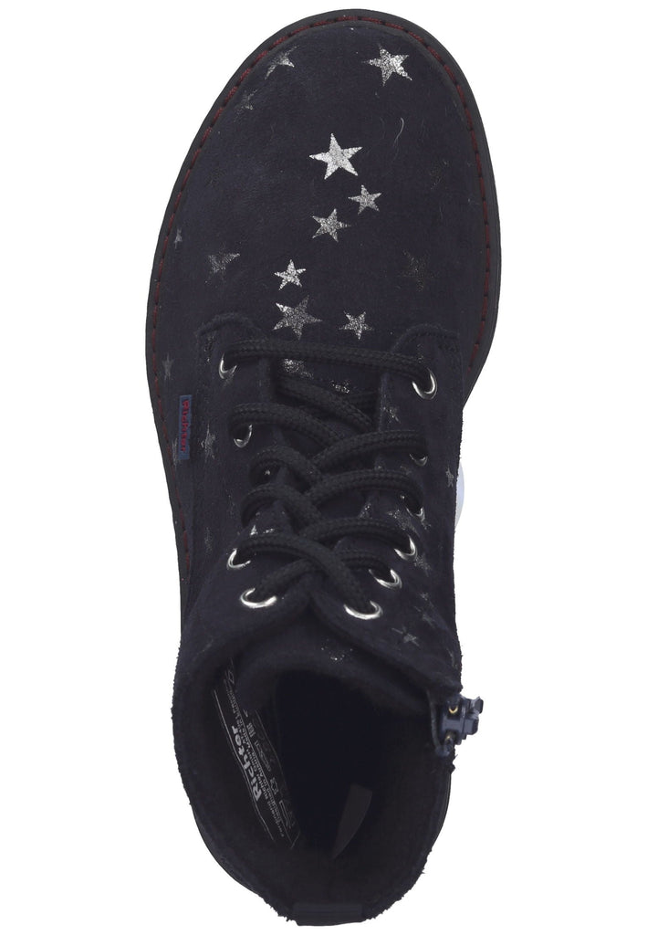 Richter Stiefelette Veloursleder Blau