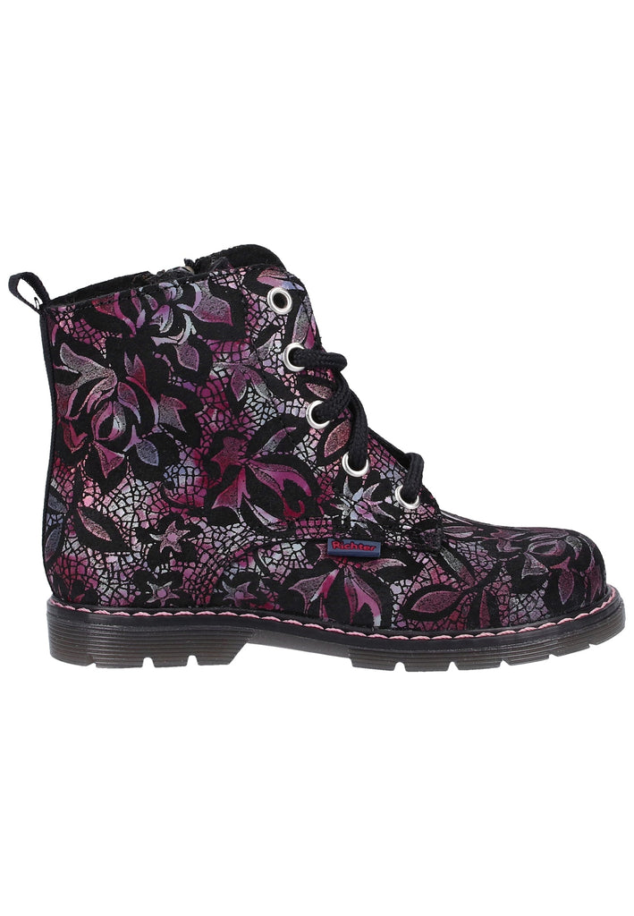 Richter Stiefelette Veloursleder burgundy