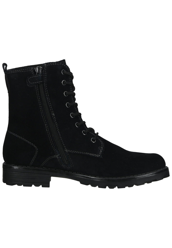 Richter Stiefelette Veloursleder Schwarz
