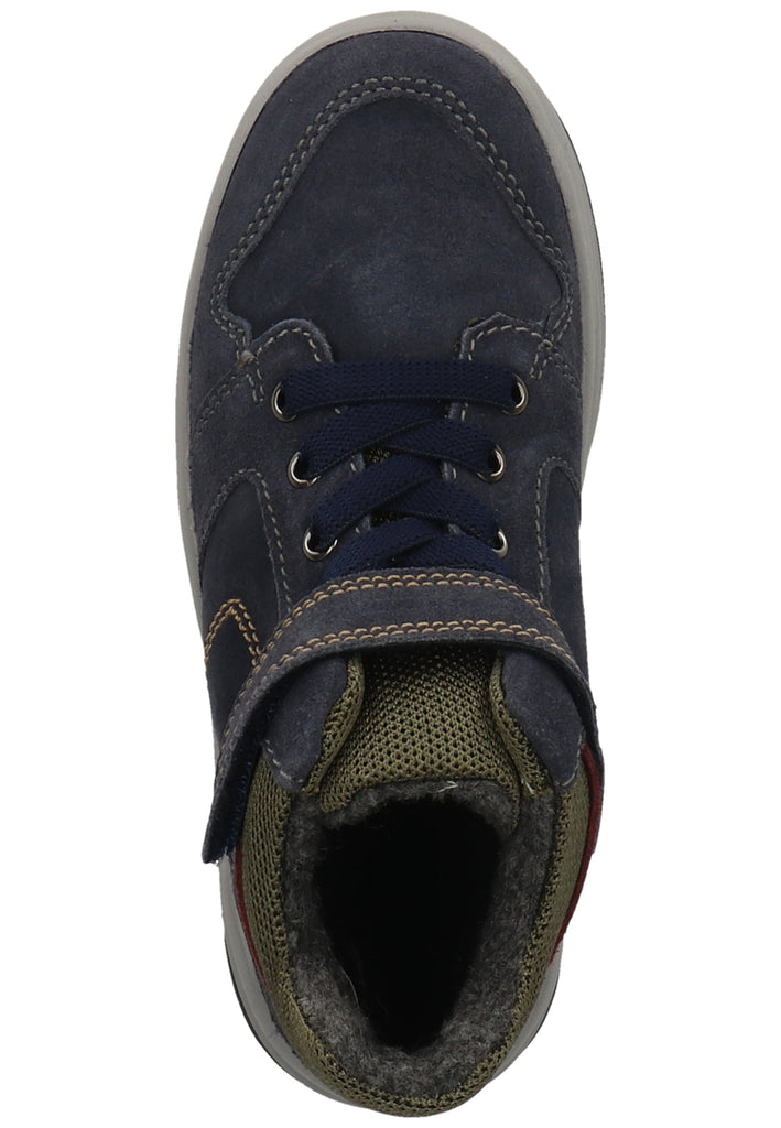 Richter Stiefelette Veloursleder/Textil Atlantik