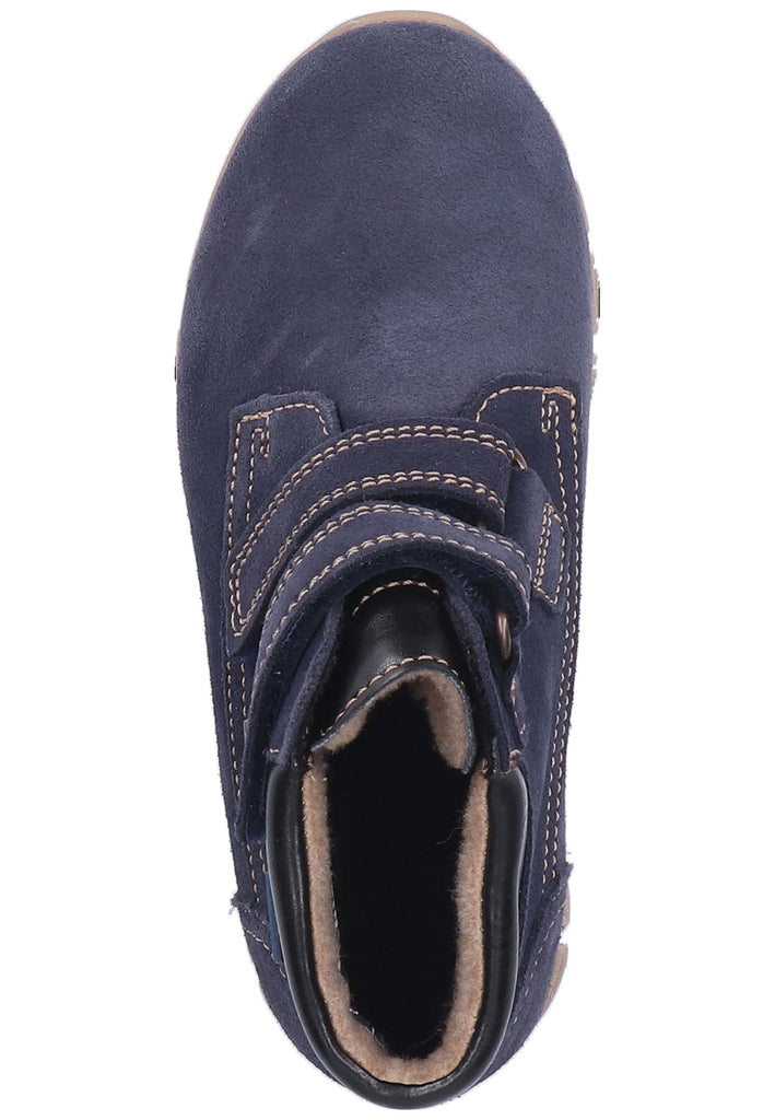 Richter Stiefelette Veloursleder/Textil Blau