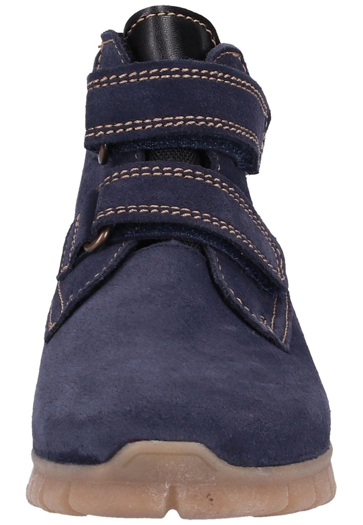 Richter Stiefelette Veloursleder/Textil Blau