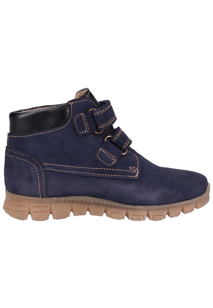 Richter Stiefelette Veloursleder/Textil Blau