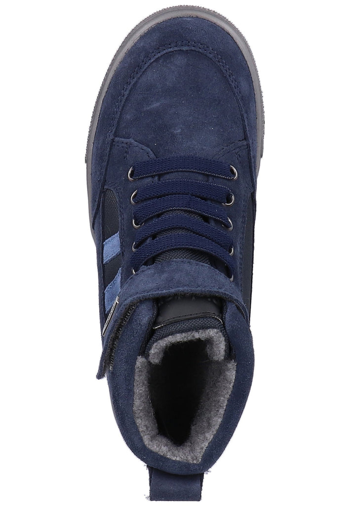 Richter Stiefelette Veloursleder/Textil Blau