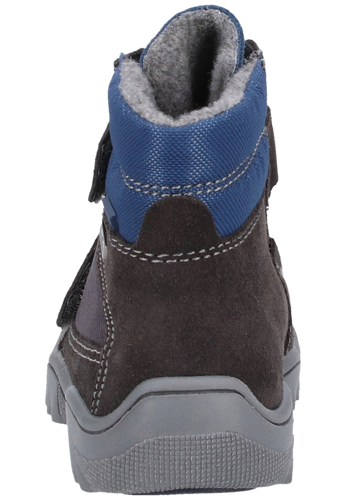 Richter Stiefelette Veloursleder/Textil Grau Warmfutter
