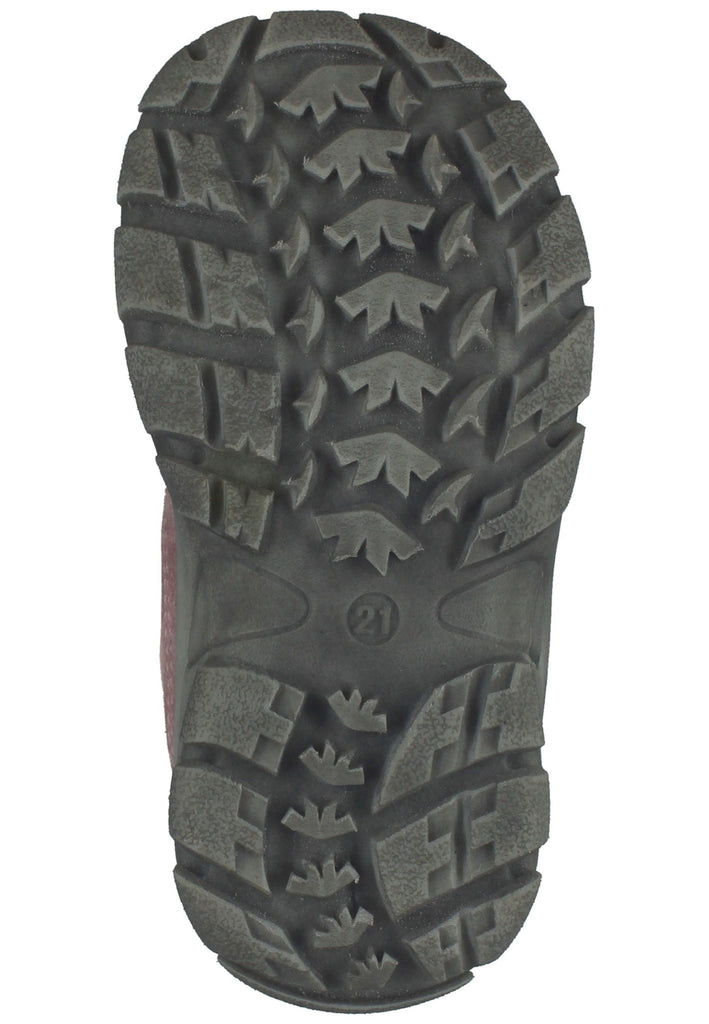 Richter Stiefelette Veloursleder/Textil Rosa Warmfutter