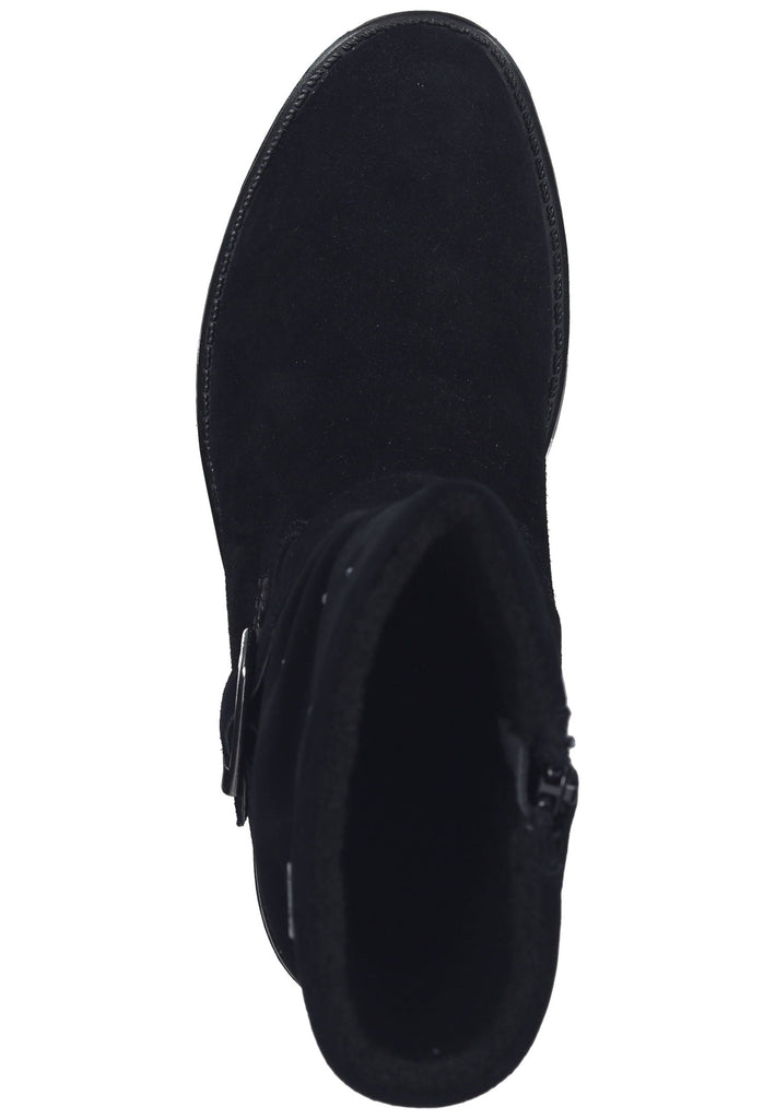 Richter Stiefelette Veloursleder/Textil Schwarz