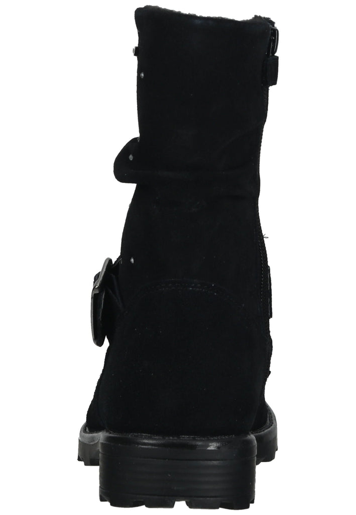 Richter Stiefelette Veloursleder/Textil Schwarz