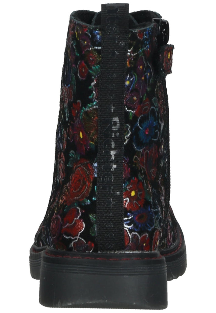 Richter Stiefelette Veloursleder/Textil Schwarz