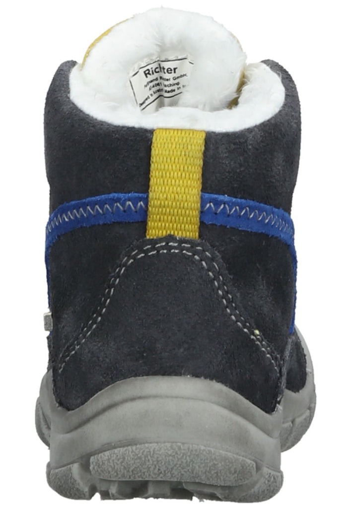 Richter Stiefelette Veloursleder/Textil Vulcano Warmfutter