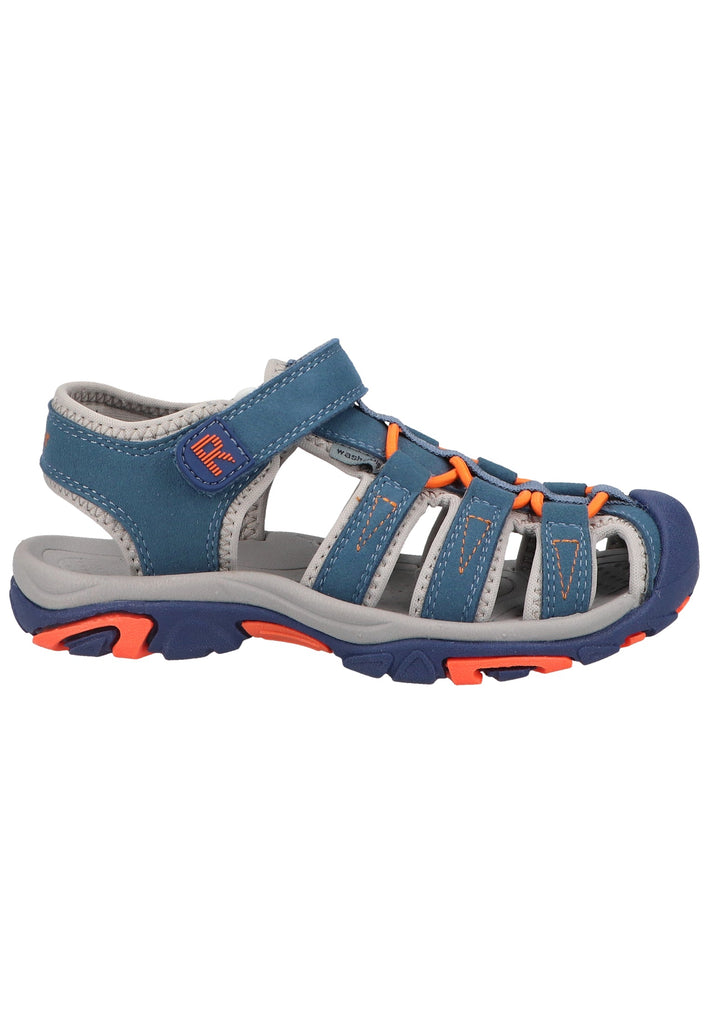 Richter Wanderschuhe Lederimitat/Textil Blau/Grau