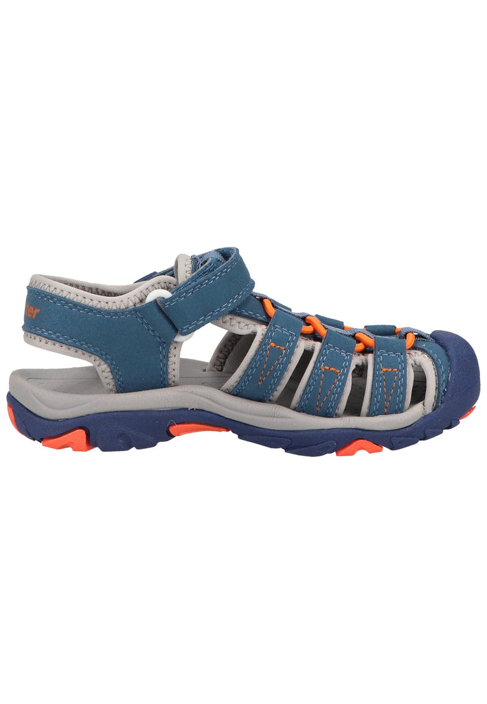 Richter Wanderschuhe Lederimitat/Textil Blau/Grau