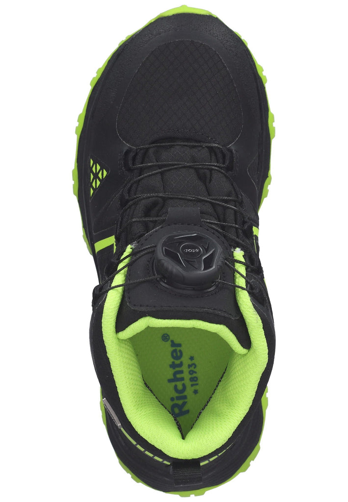 Richter Wanderschuhe Textil Schwarz/Lime