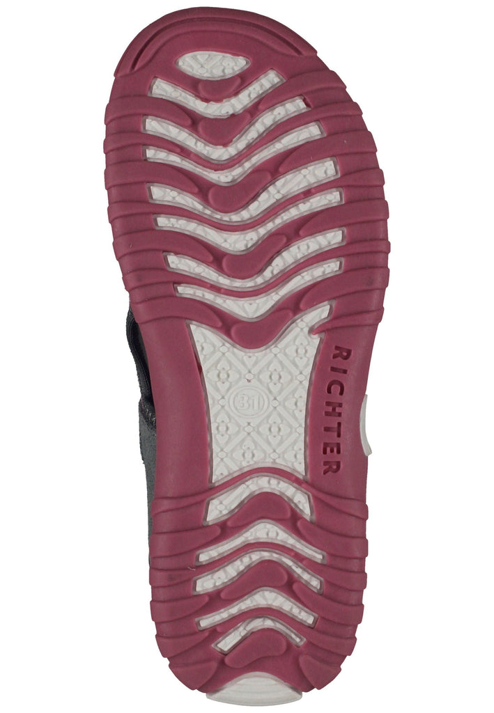 Richter Wanderschuhe Veloursleder/Textil Grau/Rosa