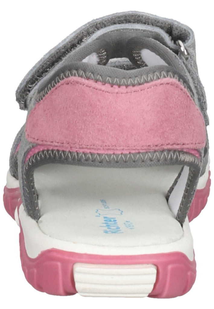 Richter Wanderschuhe Veloursleder/Textil Grau/Rosa