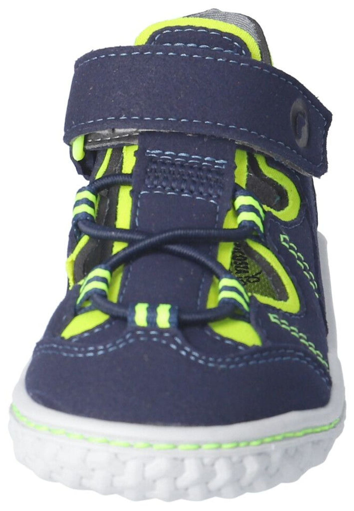 Ricosta Halbschuhe Lederimitat/Textil Blau/Gelb