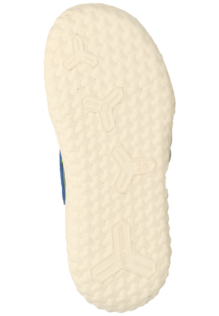 Ricosta Halbschuhe Lederimitat/Textil Blau/Grün