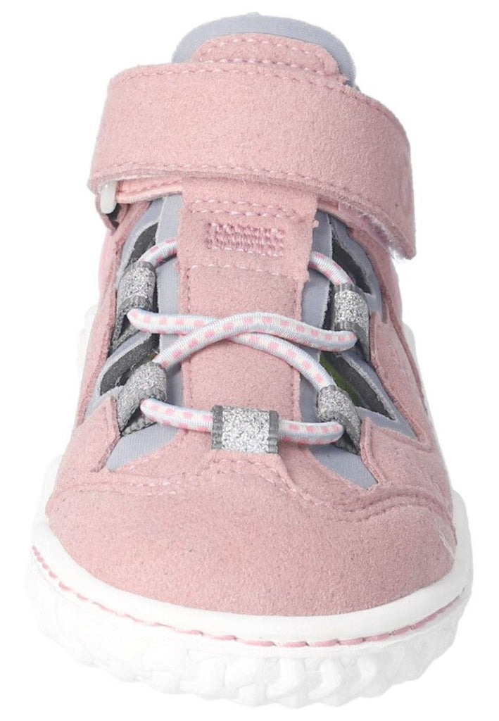 Ricosta Halbschuhe Lederimitat/Textil Rosa/Grau