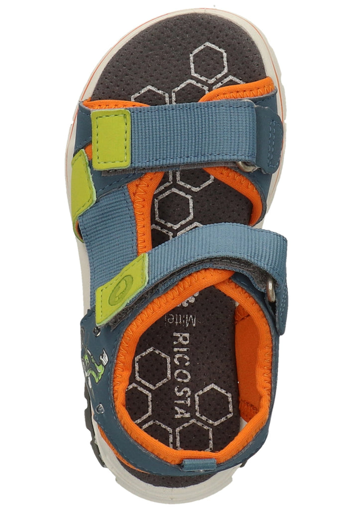 Ricosta Sandalen Leder Blau/Grün