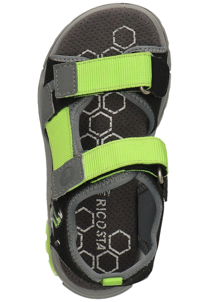 Ricosta Sandalen Leder Grau/Grün