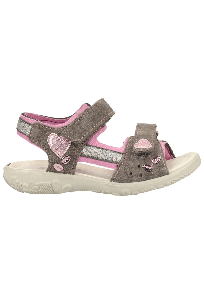 Ricosta Sandalen Leder/Textil Graphit