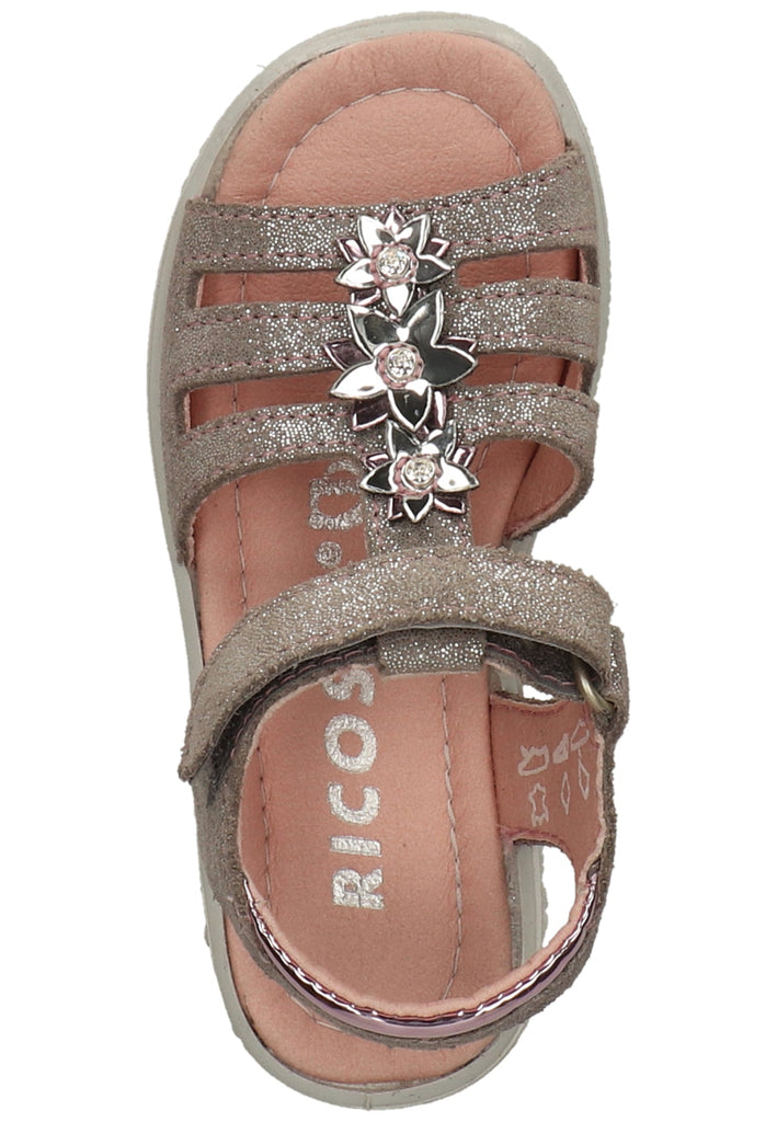 Ricosta Sandalen Leder/Textil Grau
