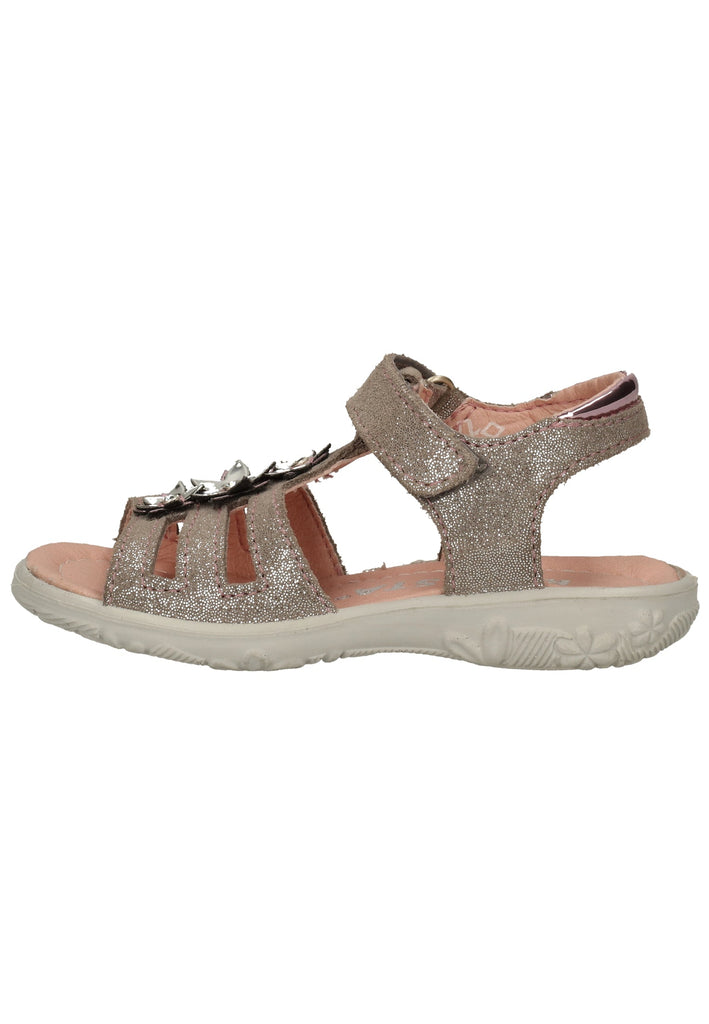 Ricosta Sandalen Leder/Textil Grau