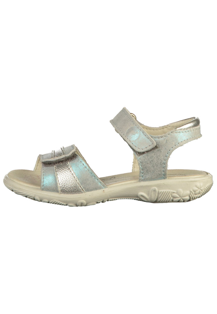 Ricosta Sandalen Leder/Textil Hellblau