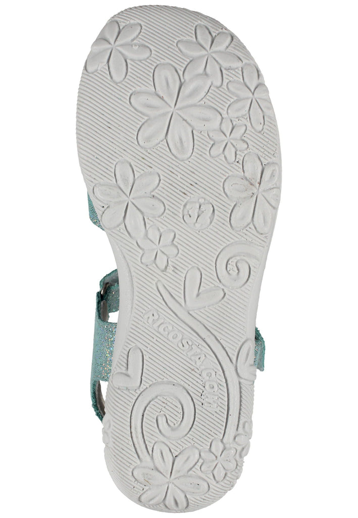 Ricosta Sandalen Leder/Textil Jade