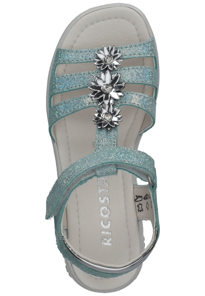 Ricosta Sandalen Leder/Textil Jade
