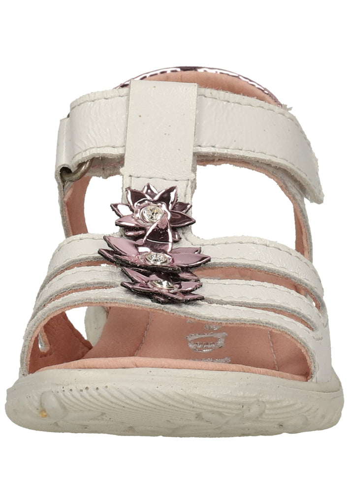 Ricosta Sandalen Leder/Textil Weiß