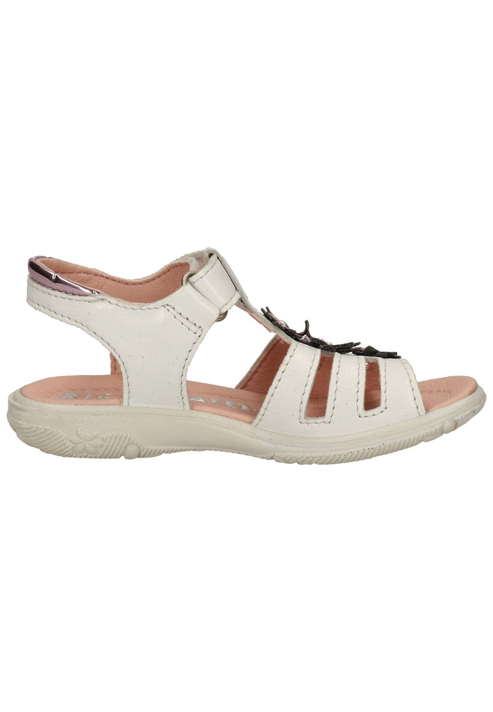 Ricosta Sandalen Leder/Textil Weiß