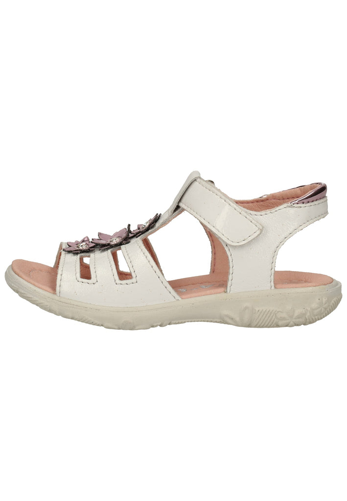 Ricosta Sandalen Leder/Textil Weiß