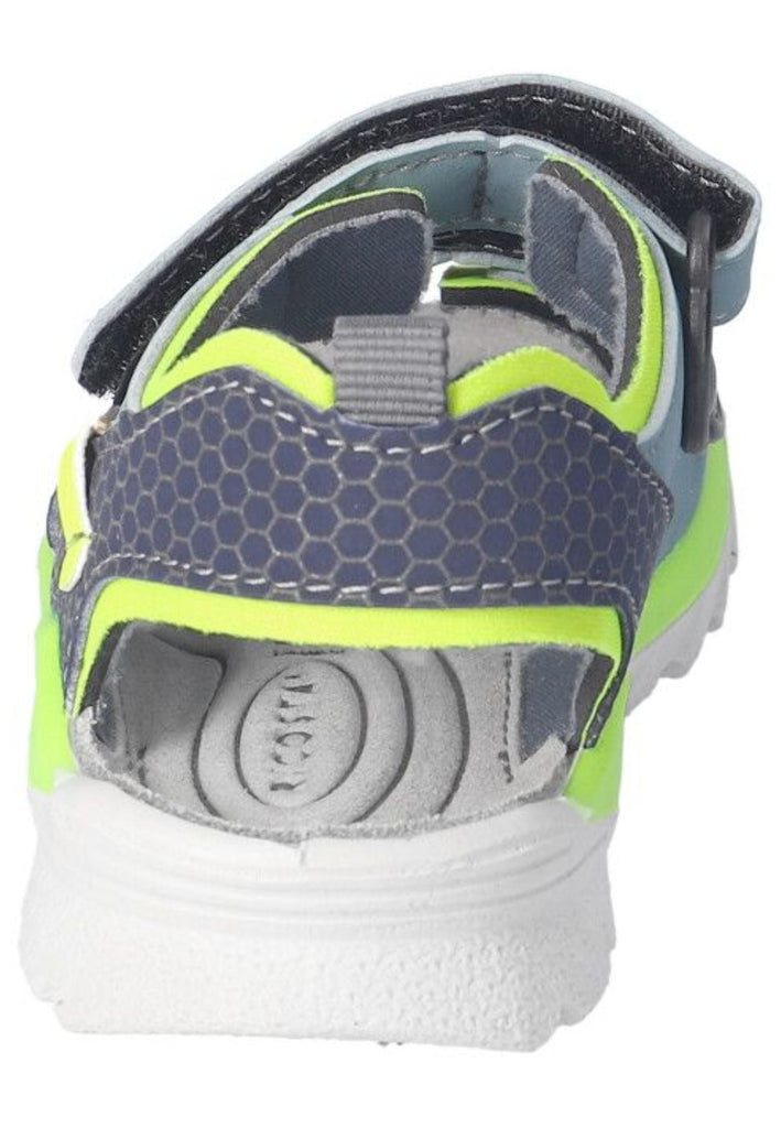 Ricosta Sandalen Lederimitat Blau/Gelb