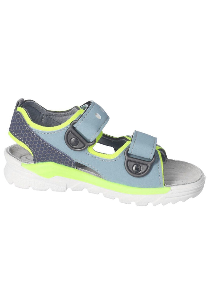 Ricosta Sandalen Lederimitat Blau/Gelb