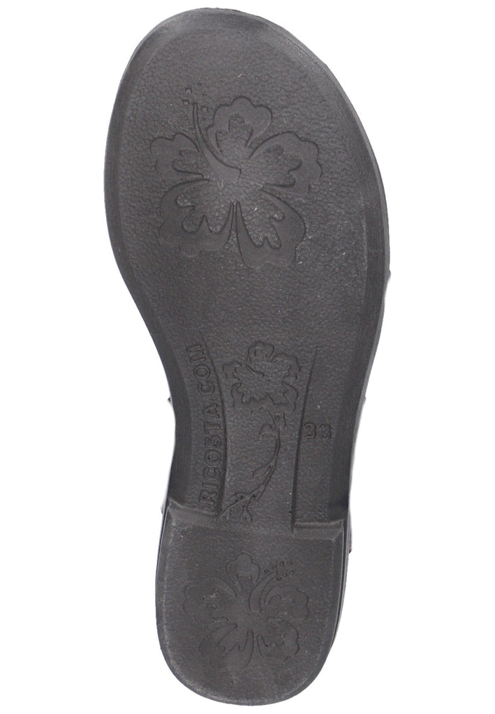 Ricosta Sandalen Lederimitat Dunkelgrau