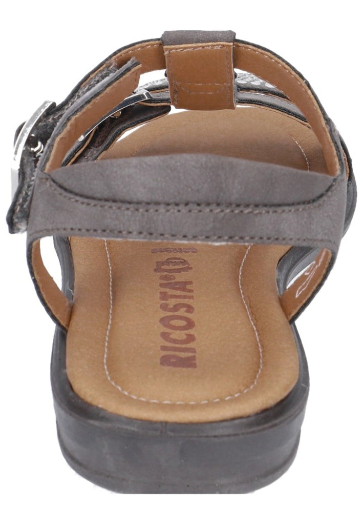 Ricosta Sandalen Lederimitat Dunkelgrau