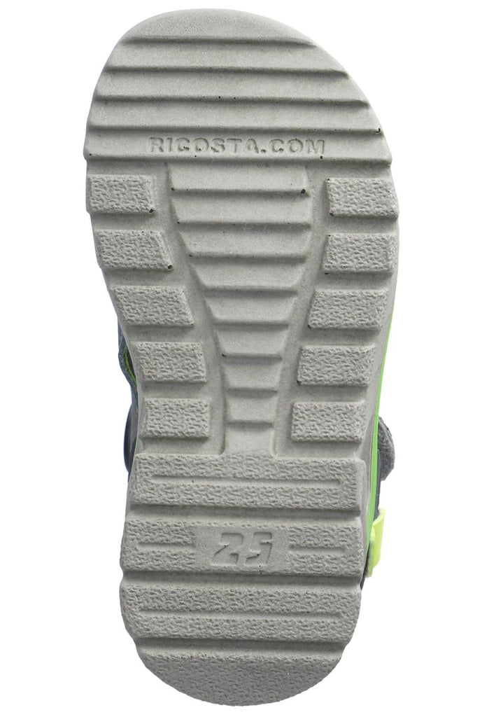 Ricosta Sandalen Lederimitat Grün/Grau