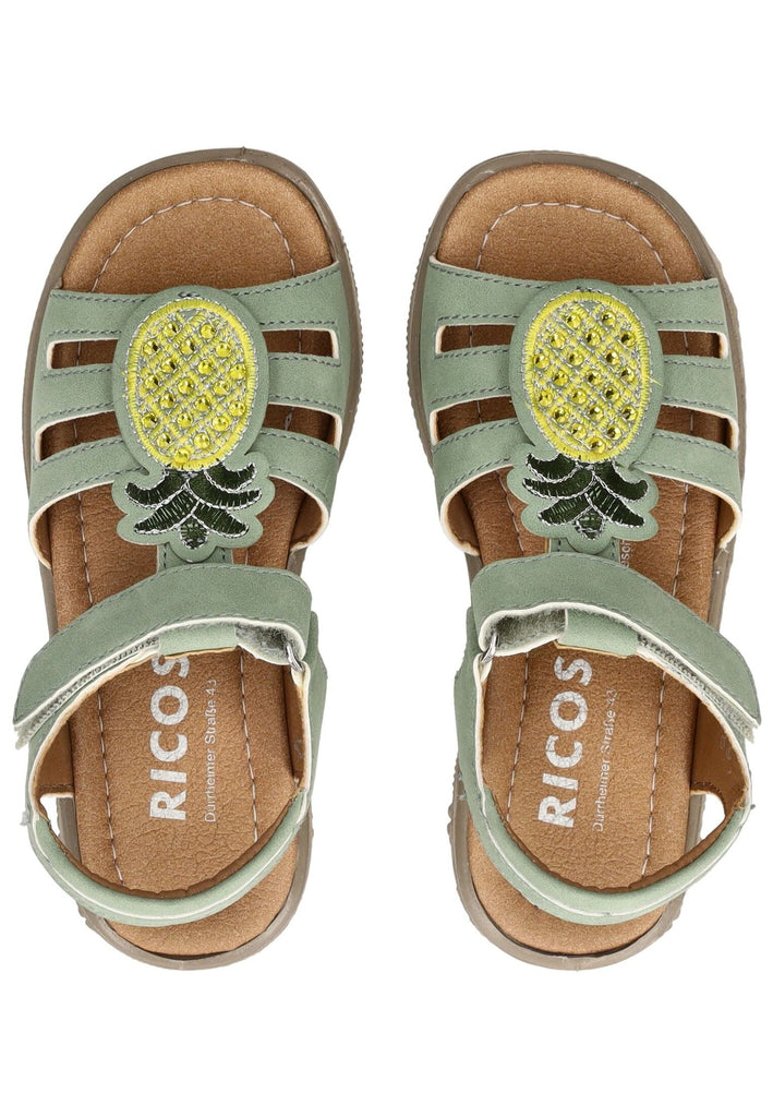 Ricosta Sandalen Lederimitat Hellgrün