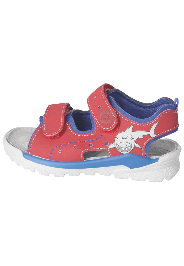 Ricosta Sandalen Lederimitat Rot/Blau