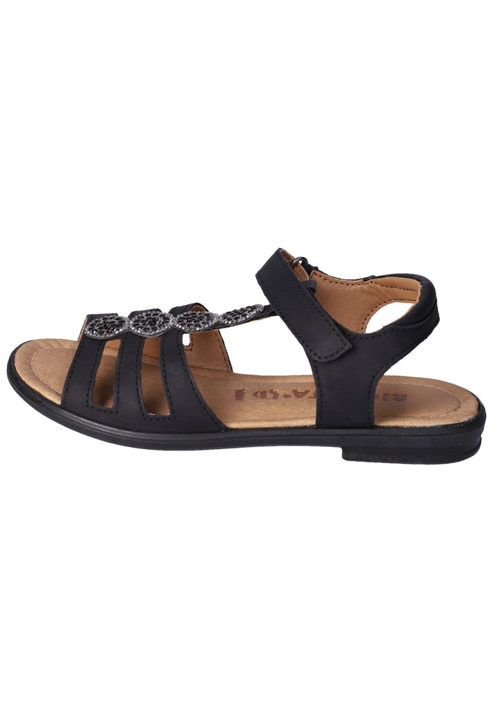 Ricosta Sandalen Lederimitat Schwarz