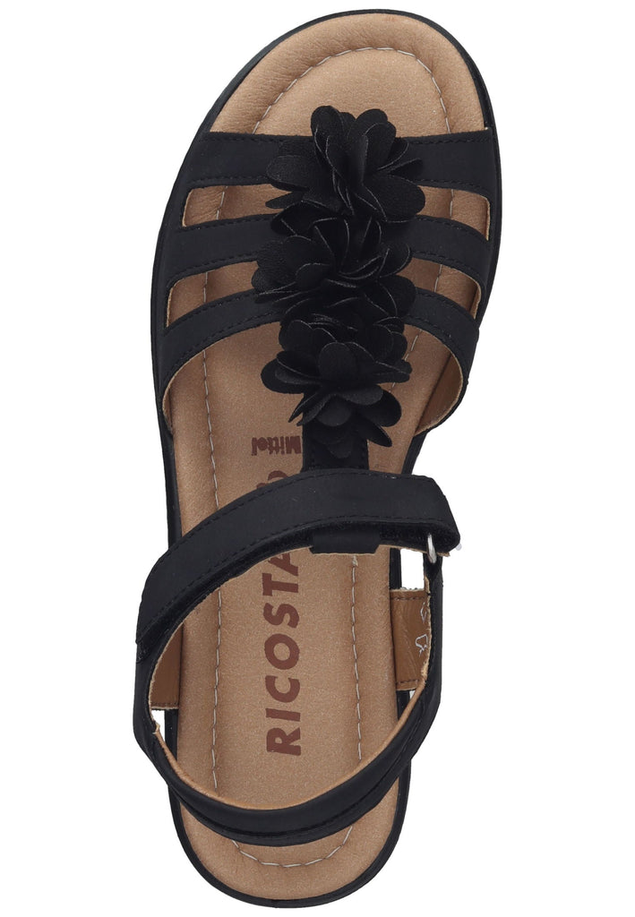 Ricosta Sandalen Lederimitat Schwarz