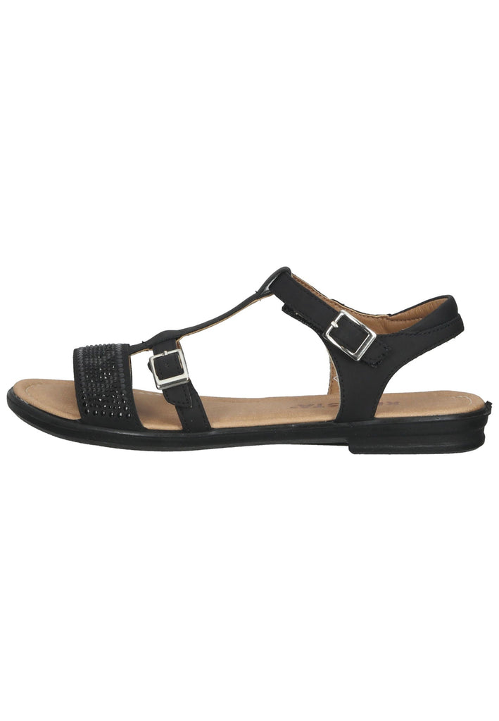 Ricosta Sandalen Lederimitat Schwarz