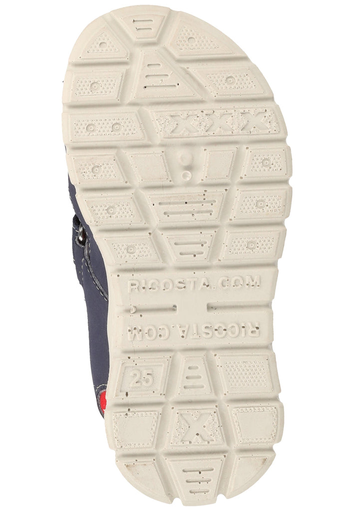 Ricosta Sandalen Lederimitat/Textil Blau/Rot