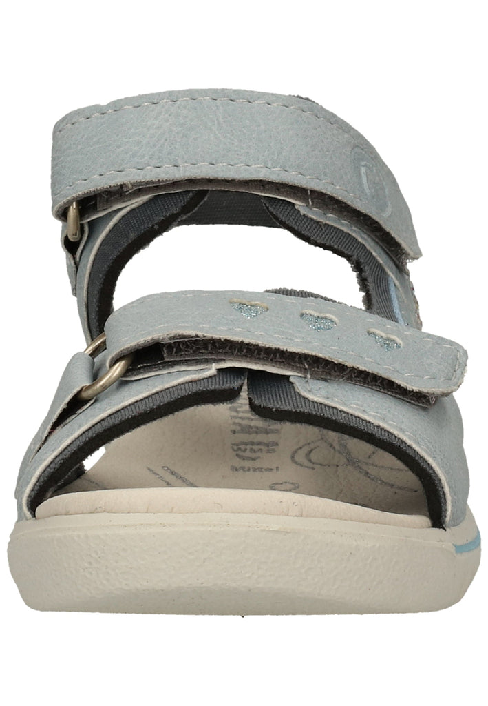 Ricosta Sandalen Lederimitat/Textil Hellblau