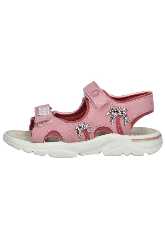 Ricosta Sandalen Lederimitat/Textil Rosa
